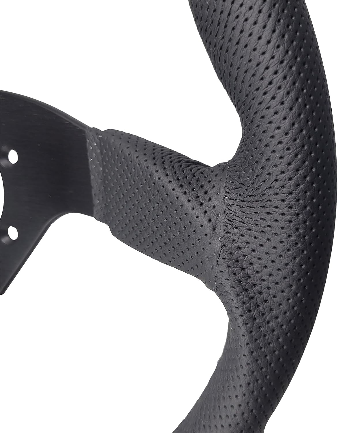 Sparco Steering Wheel, Race Air Leather Grip, Aluminum Frame, 6-Bolt Universal Pattern. Drifting, Road racecars, BMW, Honda, Polaris RZR, UTV, SXS, Slingshot, Simulators, Made in Italy