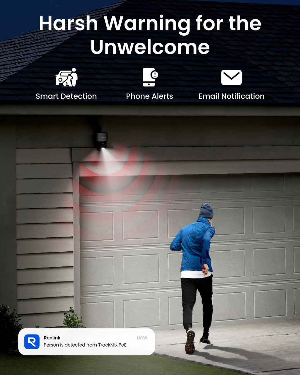 REOLINK PoE PTZ Security Camera System, 4K Camera with Dual-Lens, 6X Hybrid Zoom, 355 Pan & 90 Tilt, Auto Tracking, 24/7 Recording, AI Video Search, TrackMix PoE