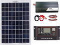 1000W Photovoltaic Solar Panel Power System 30A40A50A60A Solar Controller Inverter 1000W Solar Power System Set (Color : 1000W50A)