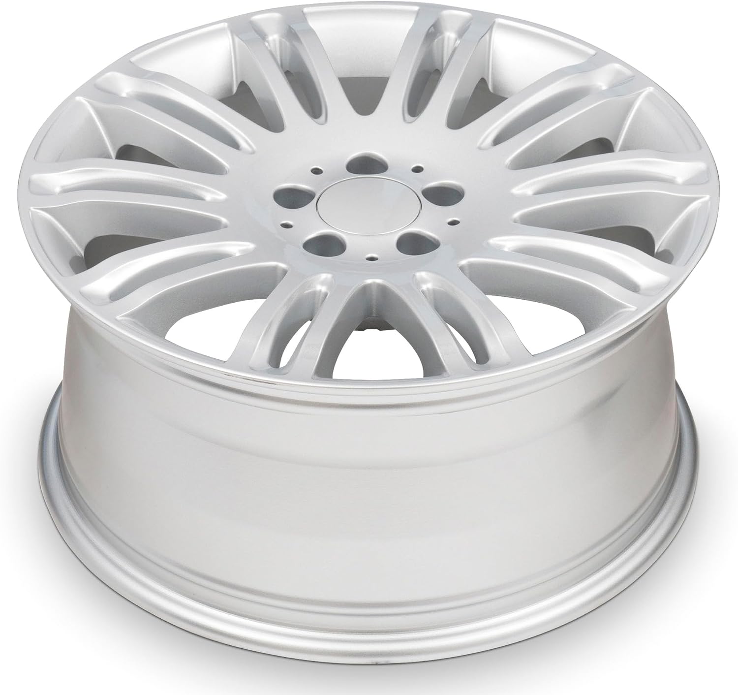 For 2007-2009 Mercedes-Benz E-Class 18 Inch Painted Silver Rim - OE Direct Replacement - Road Ready Car Wheel