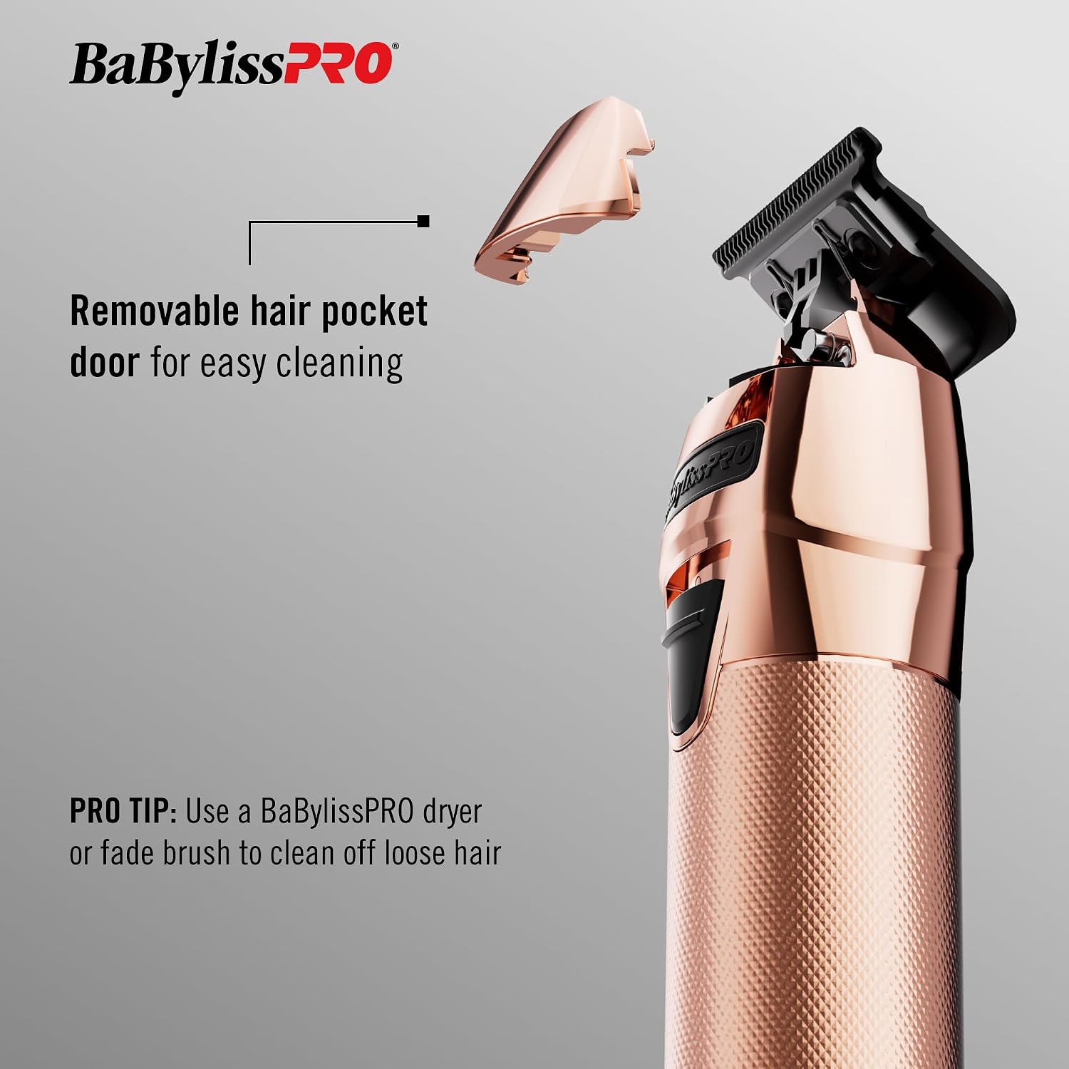 BaBylissPRO FXONE Professional Cordless Outlining Trimmers for Men with Interchangeable Battery