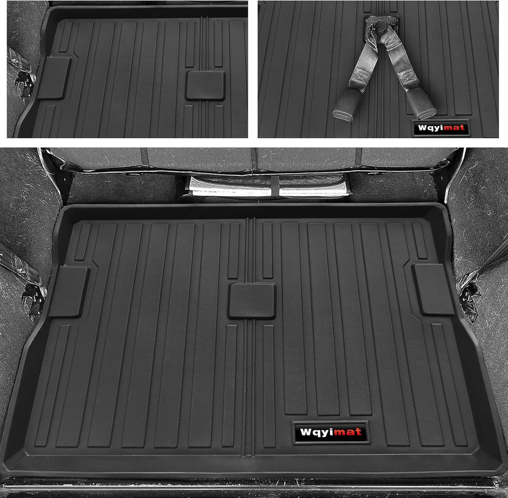 Custom Floor Mats and Cargo Liner for 1997-2006 Jeep Wrangler TJ Accessories All Weather TPE Protection Mat (for 1997-2006 Jeep Wrangler TJ/LJ Set)