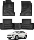 3W Floor Mats for Mercedes Benz GLA 2015-2020 250/45 AMG, TPE All Weather Custom Fit Floor Liner for Benz GLA Accessories 1st and 2nd Row Full Set Car Mats Easy Clean, Black