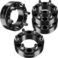 6x5.5 to 6x5.5 Wheel Spacers 2 inch Fits for 1999-2025 Chevy Silverado 1500 Tahoe GMC Sierra 1500 Forged 6 Lug 6x139.7mm Wheel Adapters M14x1.5 Hub Bore 108mm, Black 4PCS