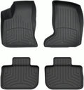 WeatherTech FloorLiner HP Custom Fit Floor Mats for Chrysler 300, Charger 1st & 2nd Row (444251-443792IM), Black