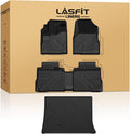 LASFIT Floor Mats & Cargo Liner for Chevrolet Chevy Equinox/GMC Terrain 2012-2017, All Weather TPE Custom Fit Floor Mats for Cars, Car Floor Mats Full Set for Equinox/Terrain Accessories, 4PCS