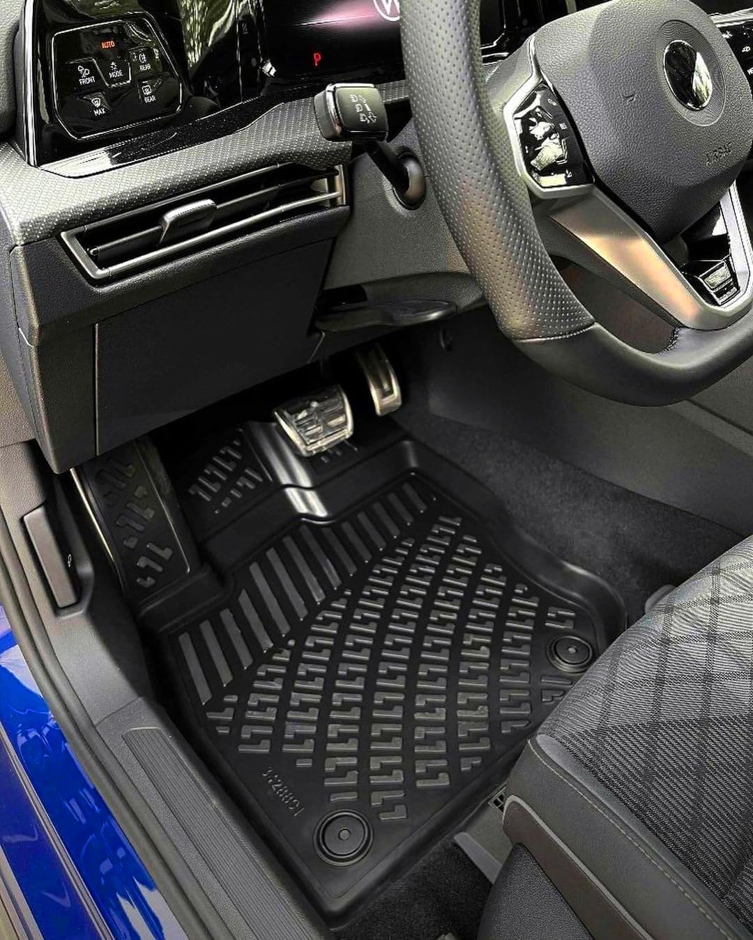 for Honda Civic Sedan 2002 2003 2004 2005 2006 3D Full Set Floor Mats Liner Cargo Liner Trunk Mat Liner 3D Waterproof Black Rubber Colour