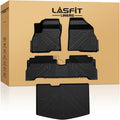 LASFIT Floor Mats & Cargo Liner for Chevrolet Chevy Bolt EV 2017-2023 (Not EUV), All Weather TPE Custom Fit Floor Liners for Cars, Car Floor Mats Full Set for Chevrolet Chevy Bolt EV Accessories, 4PCS