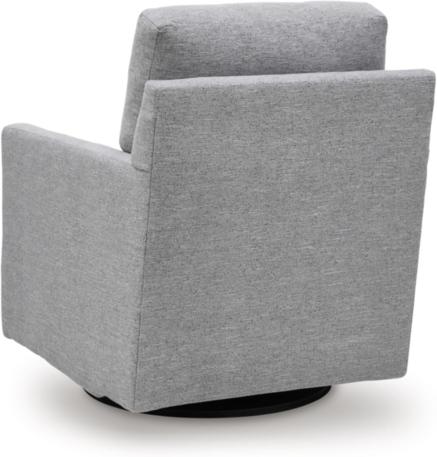 Signature Design by Ashley Freybourne Next-Gen Nuvella Casual Stain Resistant Swivel Accent Chair with Reversible Cushions, Light Gray