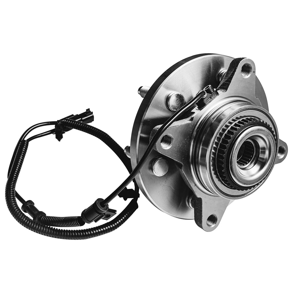 Detroit Axle - 4WD Front Wheel Bearing Hubs for 2011-2014 Ford F-150 Expedition Lincoln Navigator, Wheel Bearing and Hubs Assembly Set 2012 2013 Replacement