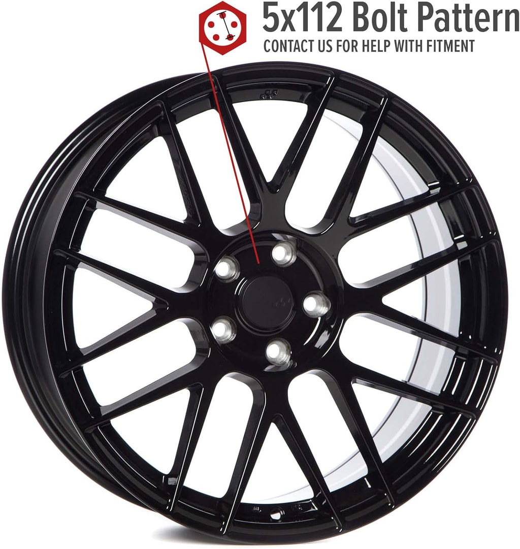 Circuit Performance CSF11 19x8.5' Gloss Black 5x112 [+35mm] Wheel Compatible with Audi, VW, Mercedes, BMW