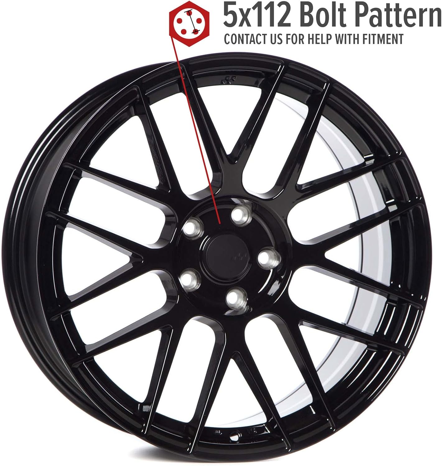 Circuit Performance CSF11 19x8.5' Gloss Black 5x112 [+35mm] Wheel Compatible with Audi, VW, Mercedes, BMW