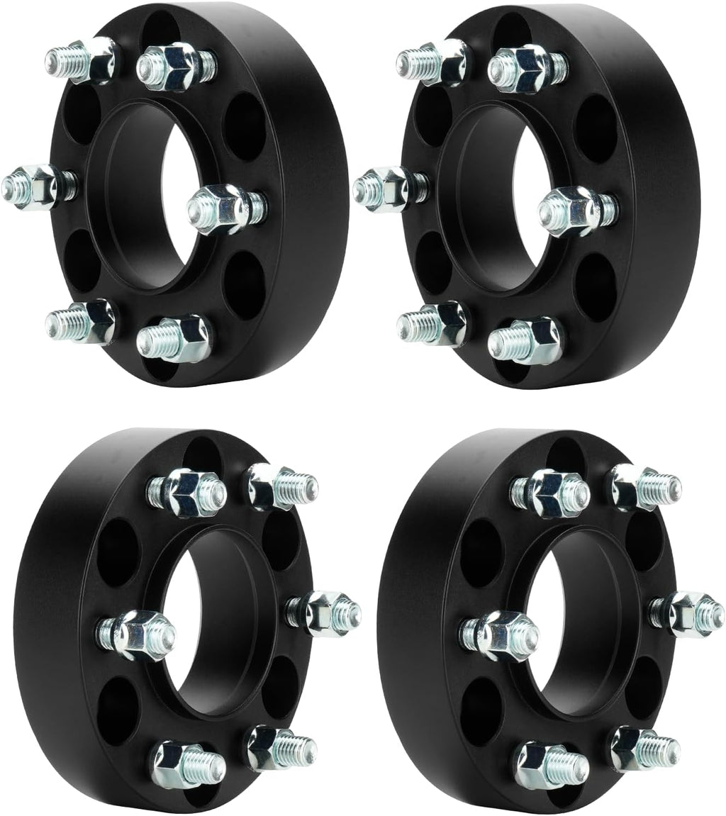 ILONPA 4pcs 6x135 2inch Hubcentric Wheel Spacers with 87.1mm Hub Bore, M14x1.5 Studs 6 Lug 50.8mm Thickness Wheel Adapters Compatible with 2015-2023 Ford F150 Expedition, Lincoln Navigator
