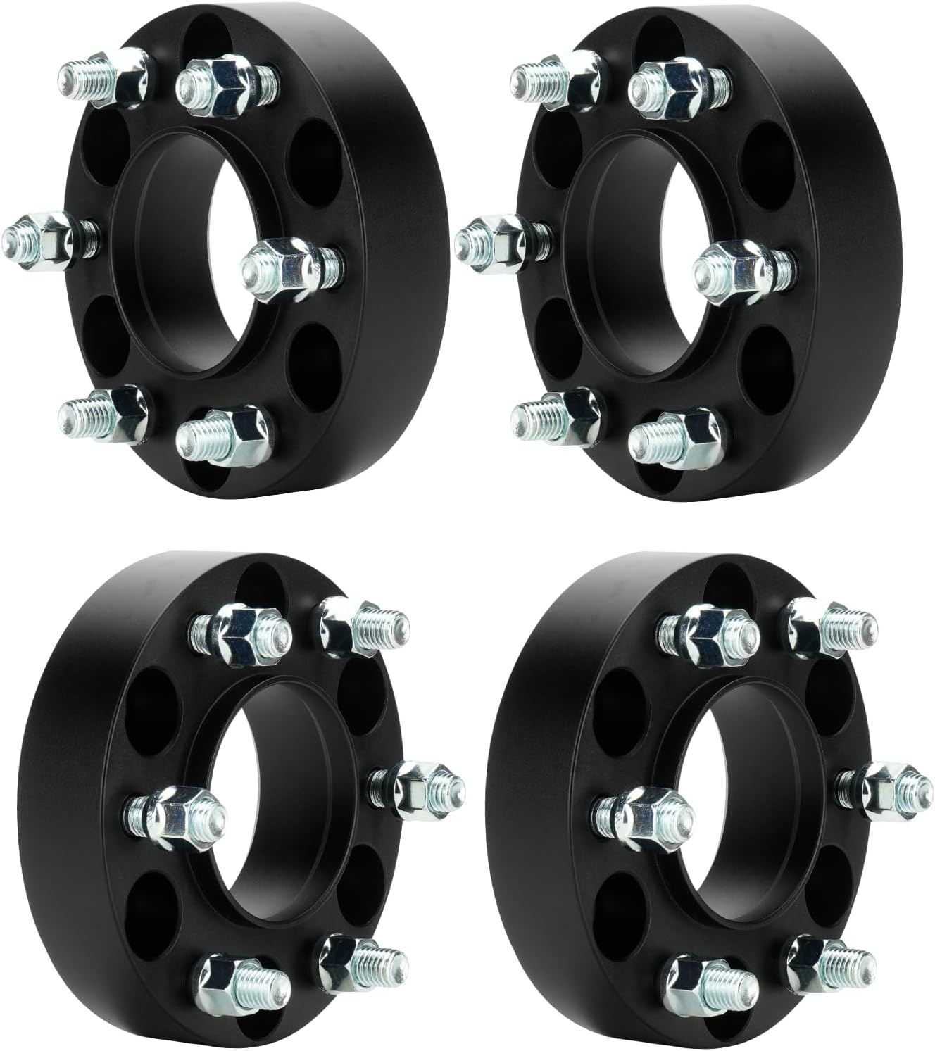 ILONPA 4pcs 6x135 2inch Hubcentric Wheel Spacers with 87.1mm Hub Bore, M14x1.5 Studs 6 Lug 50.8mm Thickness Wheel Adapters Compatible with 2015-2023 Ford F150 Expedition, Lincoln Navigator