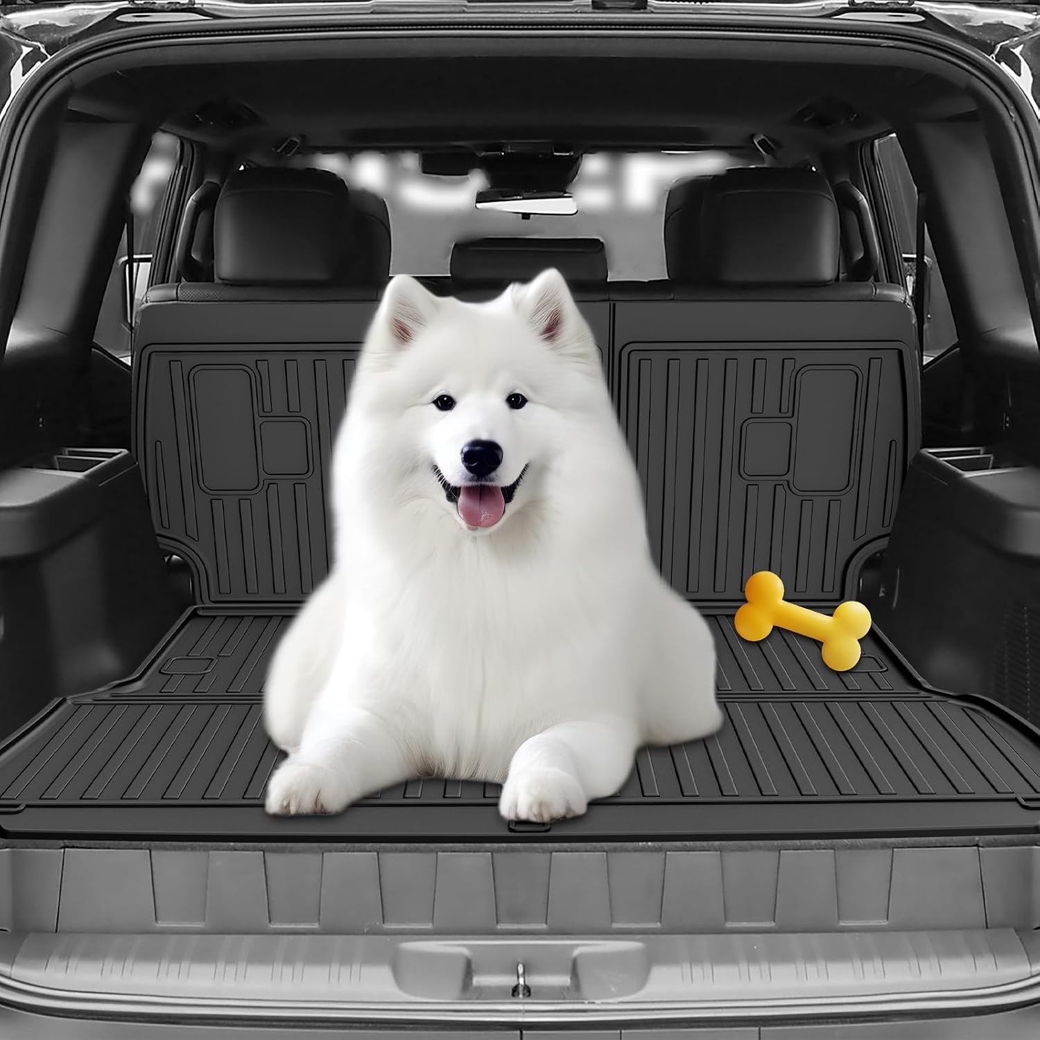 Floor Mats for Toyota Land Cruiser 2024-2026 2027 & Lexus GX550 5-Seat 2024-2026 - All Weather TPE Cargo Liner with Seat Back Mats Land Cruiser Accessories