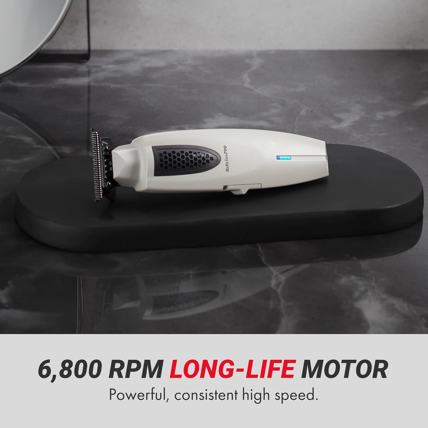 BaBylissPRO LithiumFX Cord/Cordless Lithium Ergonomic Hair Trimmers for Men