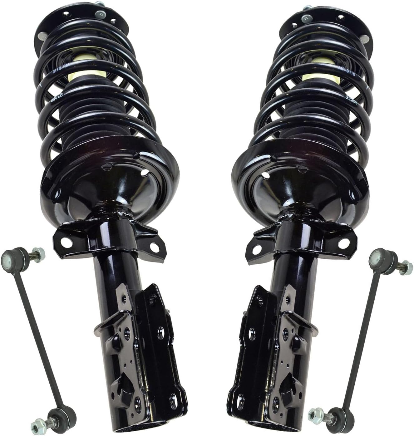 TRQ Front Suspension Kit Compatible with Front 2005-2009 Chevrolet Cobalt 2006-2011 HHR 2007-2009 Pontiac G5