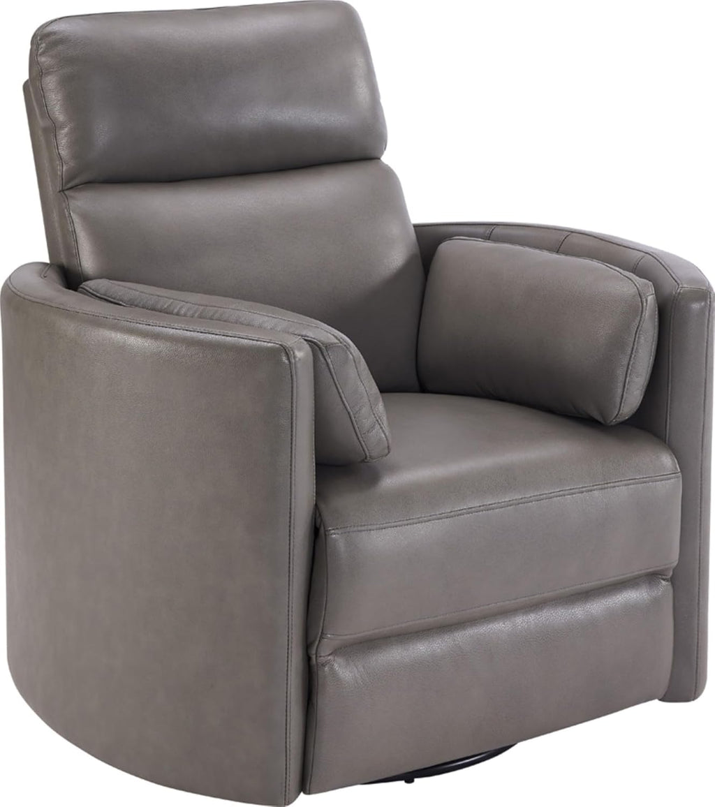 Parker Living Radius - Florence Heron - Powered by Freemotion Cordless Power Swivel Glider Recliner for Adults with USB and Type-C Ports, Single Sofa Chair for Living Room