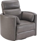 Parker Living Radius - Florence Heron - Powered by Freemotion Cordless Power Swivel Glider Recliner for Adults with USB and Type-C Ports, Single Sofa Chair for Living Room