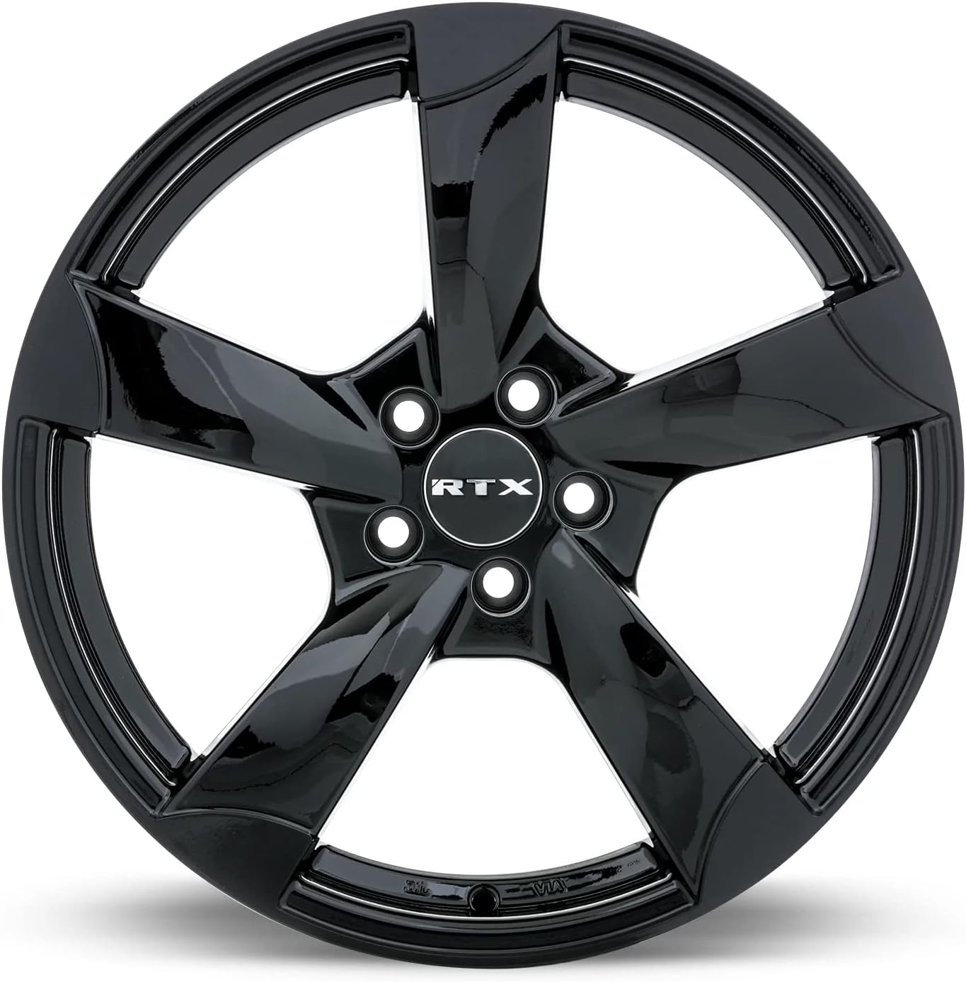 RTX RS2 Custom Wheel - 17x7.5, 35 Offset, 5x112 Bolt Pattern, 66.6mm Hub - Gloss Black Rim