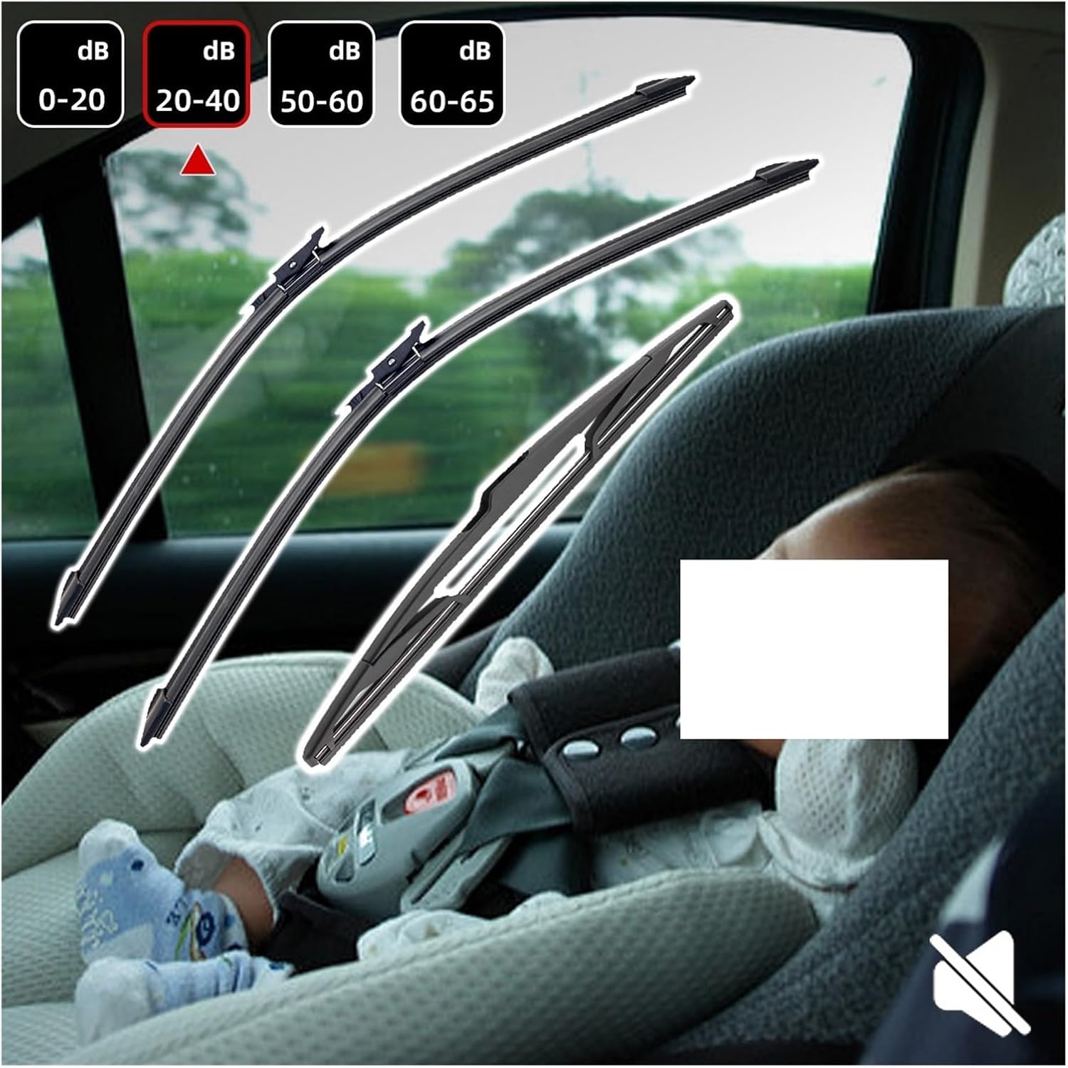 Car Windshield Wiper Compatible For Vauxhall Opel Zafira B 2005-2011 Front And Rear Wiper Blade Brush Accessories 28'+22'+14'