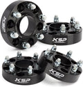 KSP 6X5.5 Wheel Spacers for Silverado Sierra,1.5'(38mm) Real Forged Spacers with 78.1mm Hub Bore M14x1.5 Studs fit for Tahoe Avalanche Express Suburban Sierra Yukon