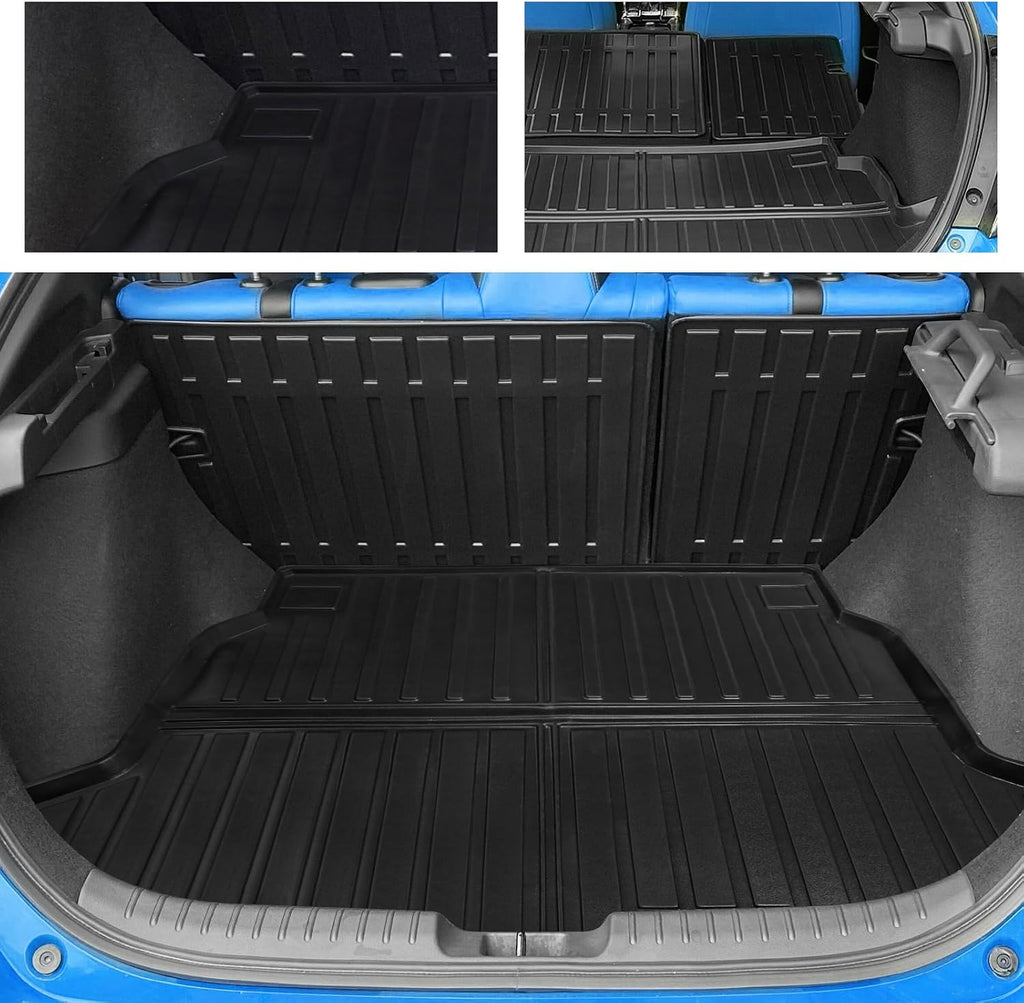 for 2022 2023 2024 2025 2026 Honda Civic Hatchback Floor Mats Cargo Liner Backrest Mat Set All Weather TPE Rubber Protection Mat Civic Hatchback Accessories (Only for Honda Civic Hatchback)