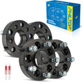 PHILTOP 5x4.5 to 5x5 Wheel Adapters 1.25 inch, 4 Pcs Hub Centric Wheel Adapters (Changes Bolt Pattern) with 71.5mm Hub Bore 1/2' x20 Studs fit for Explorer, Edge, Ranger, Mustang, Liberty, Wrangler