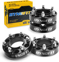 dynofit 6x5.5 Wheel Spacers 1.5inch for 2022-2026 Tundra, 2024+ Tacoma, 2025+ 4Runner, 4Pcs 6x139.7 Wheel Spacer with M14x1.5 Studs 95.2mm Bore Hubcentric Forged Spacer for Toyota & Lexus 6 Lug Truck