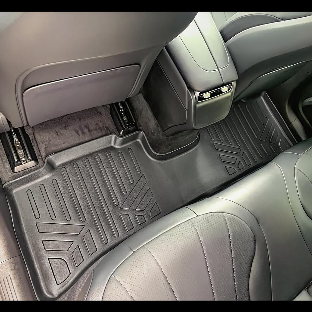 Smartliner All Weather Protection Custom Fit 2 Row Floor Mats and Cargo Liner Set Compatible with 2023-2025 Mercedes-Benz EQE