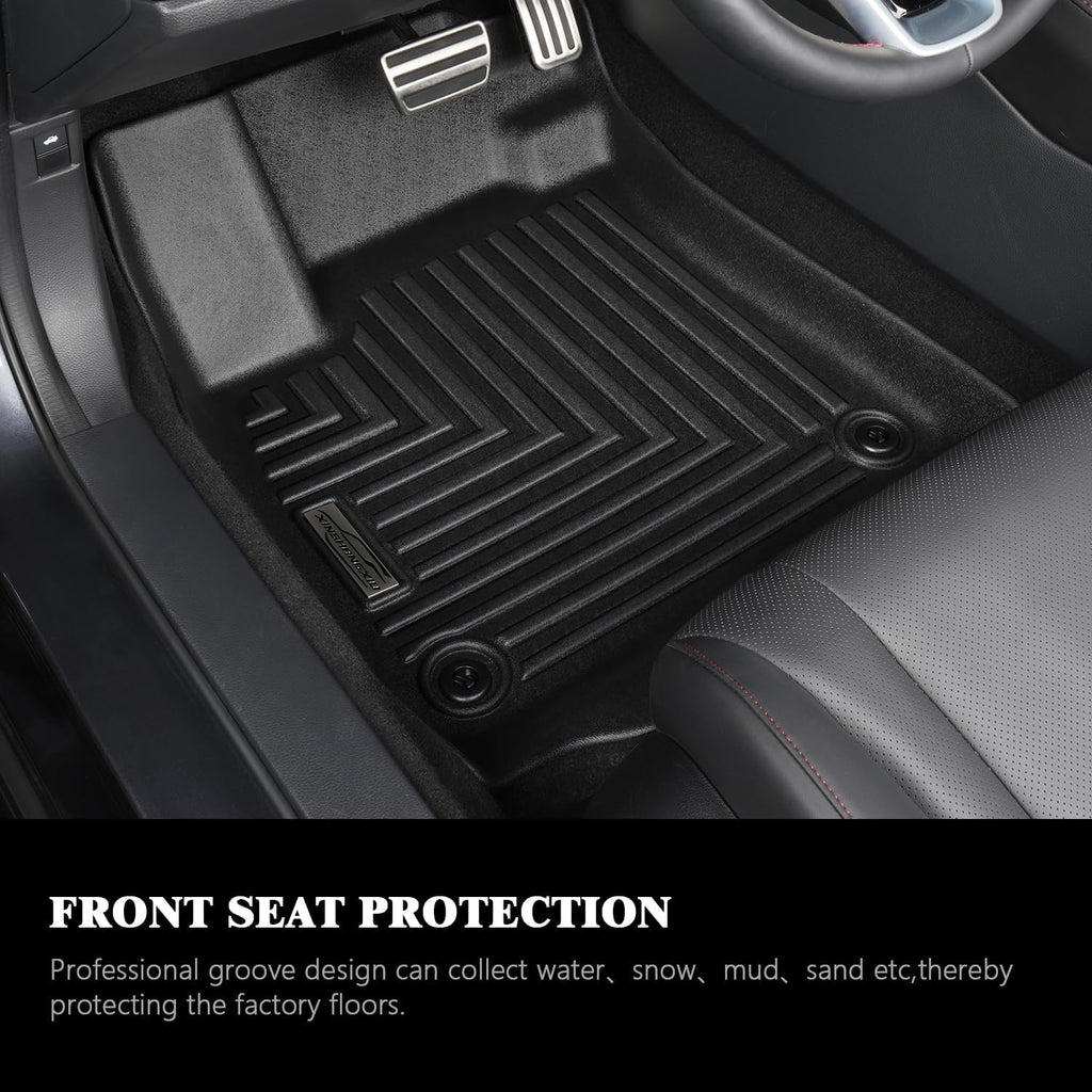 Floor Mats & Cargo Liner for KIA Sorento 2020 2019 2018 2017 2016,1st & 2nd & 3rd Row with Trunk mat Full Set,TPE All Weather Mats(Only Fits 7 Passenger Models)