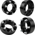 6x5.5 Wheel Spacers Hubcentric Real Forged Spacers Center Bore 106mm M12x1.5 Studs for Tacoma, 2'(50.8mm) 4Runner GX460 Tundra FJ Cruiser GX470 Sequoia Fortuner Ventury for 6 lug Set of 4 Black