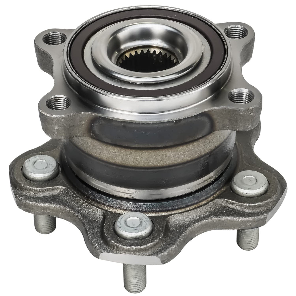 Detroit Axle - AWD 2pc Rear Wheel Bearing Hubs Assembly for Nissan Murano 2003-2007, 5 Lugs w/ABS Wheel Hub Assembly