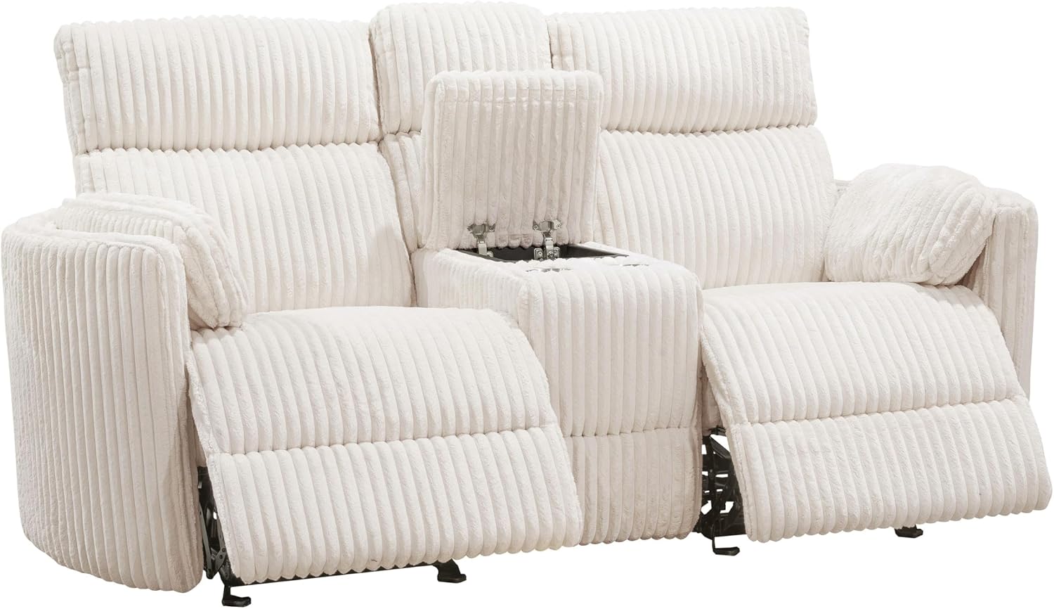 Parker Living Radius - Mega Ivory Power Glider Reclining Console Loveseat
