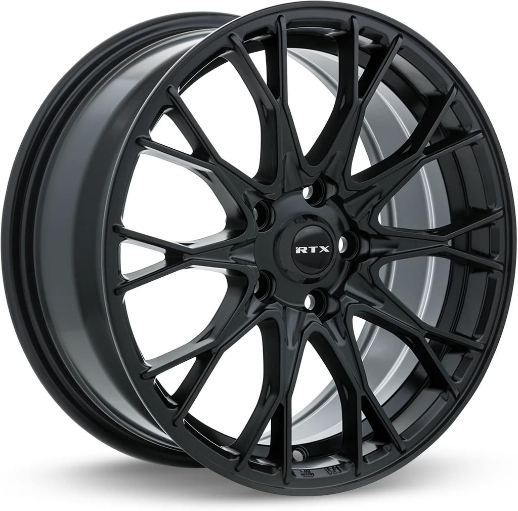 RTX CONCORDE Custom Wheel - 17x7.5, 40 Offset, 5x112 Bolt Pattern, 66.6mm Hub - Satin Black Rim
