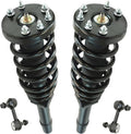 TRQ Front Suspension Kit Complete Strut & Coil Spring Assembly Sway Bar Stabilizer Link Compatible with 2009-2014 Acura TSX 2008-2012 Honda Accord