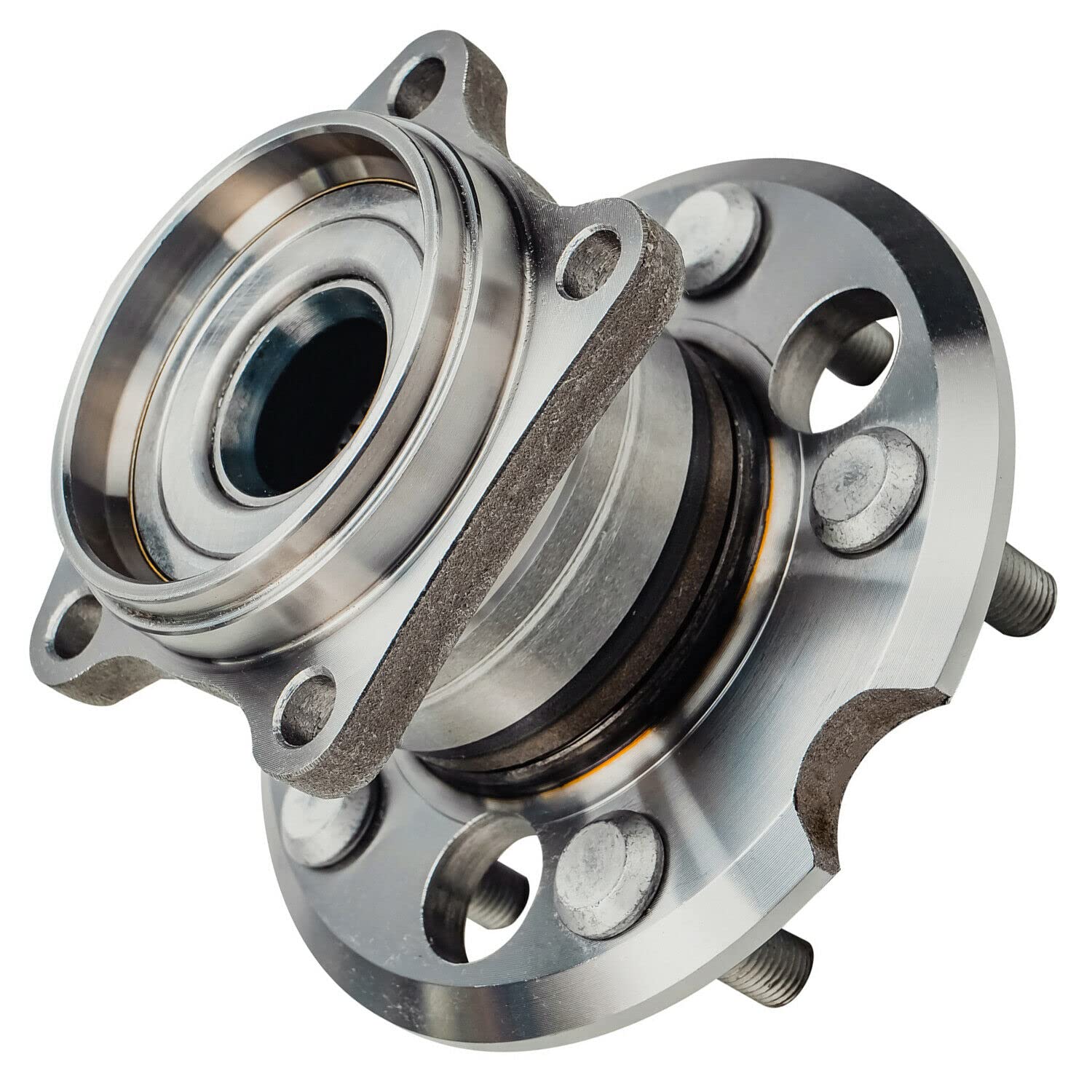 Detroit Axle - 4WD Pair Rear Wheel Bearing and Hub Assembly for Toyota RAV4 2001 2002 2003 2004 2005 AWD 5-Lug Models