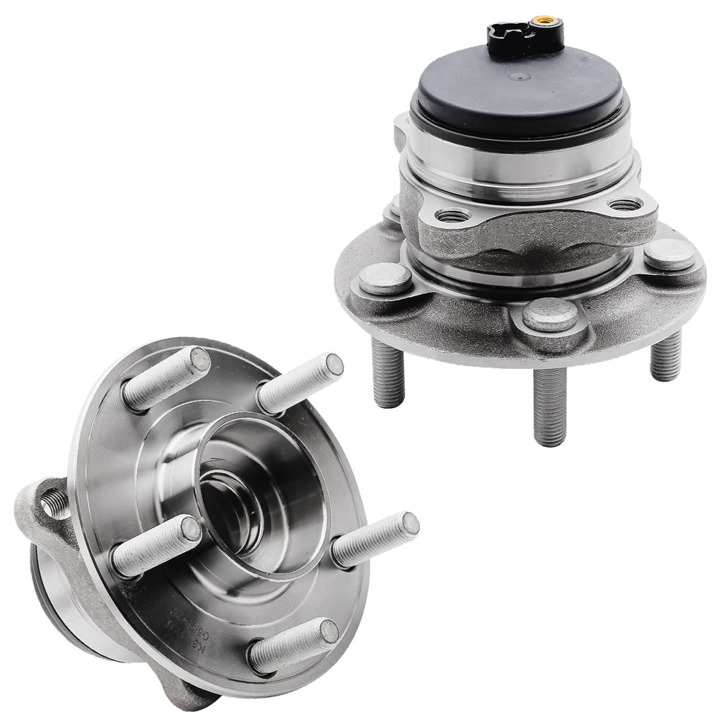 Detroit Axle - FWD Rear Wheel Bearing Hubs for 2014-2020 Ford Fusion 2014-2016 Lincoln MKZ [Built After 01/18/2014], Wheel Bearing and Hubs Assembly Replacement