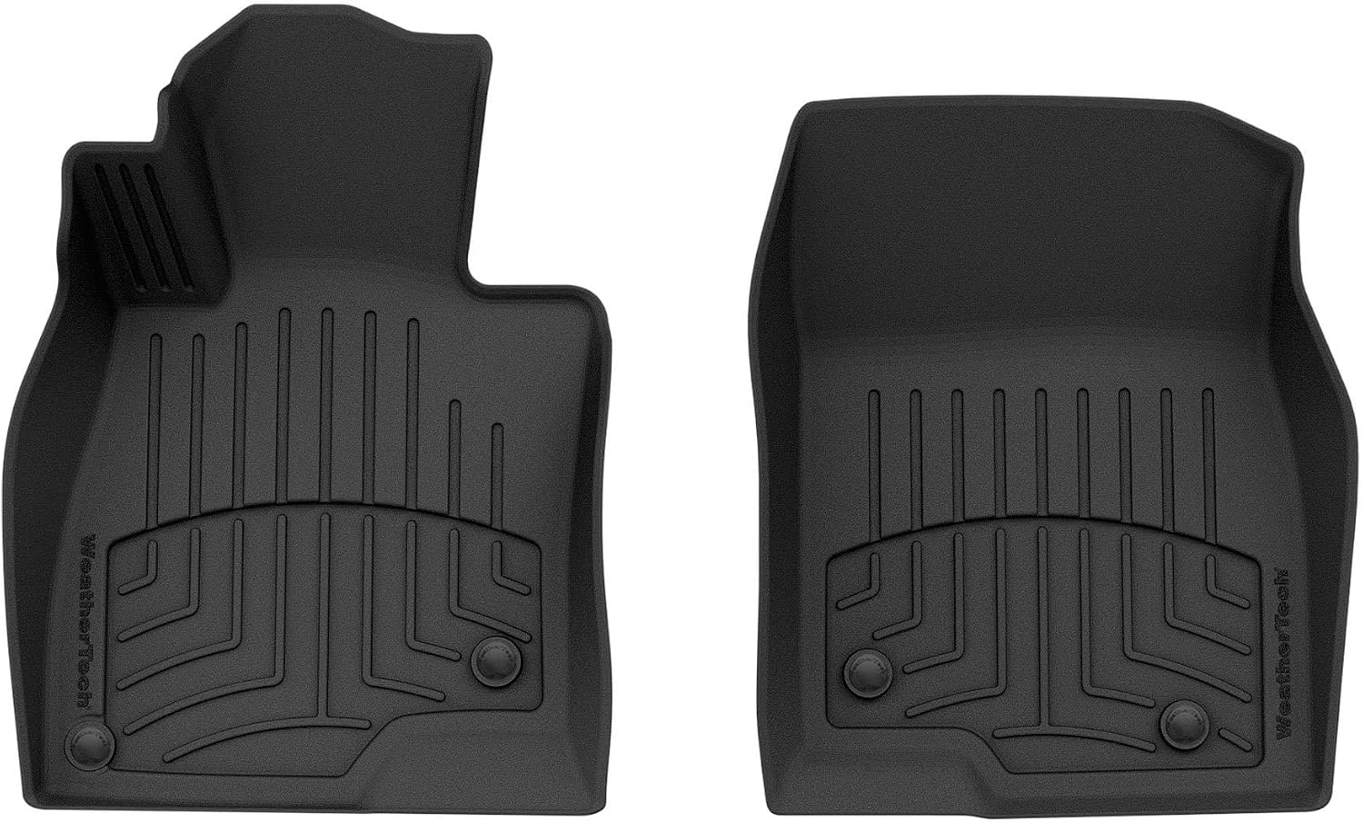 WeatherTech FloorLiner HP Custom Fit Floor Mats for Mazda MAZDA3, MAZDA6 1st Row (444861IM), Black