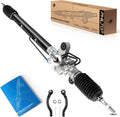 PHILTOP Hydraulic Power Steering Rack & Pinion Kit for 2003 2004 2005 2006 2007 Accord 2.4L, with Outer Tie Rod Ends, Replace# 26-2703