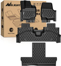 Nilight TPE Floor Mats for Ford Expedition Max Lincoln Navigator L 7 Seats 2025 2026 All Weather Custom Fit Heavy Duty Floor Liners