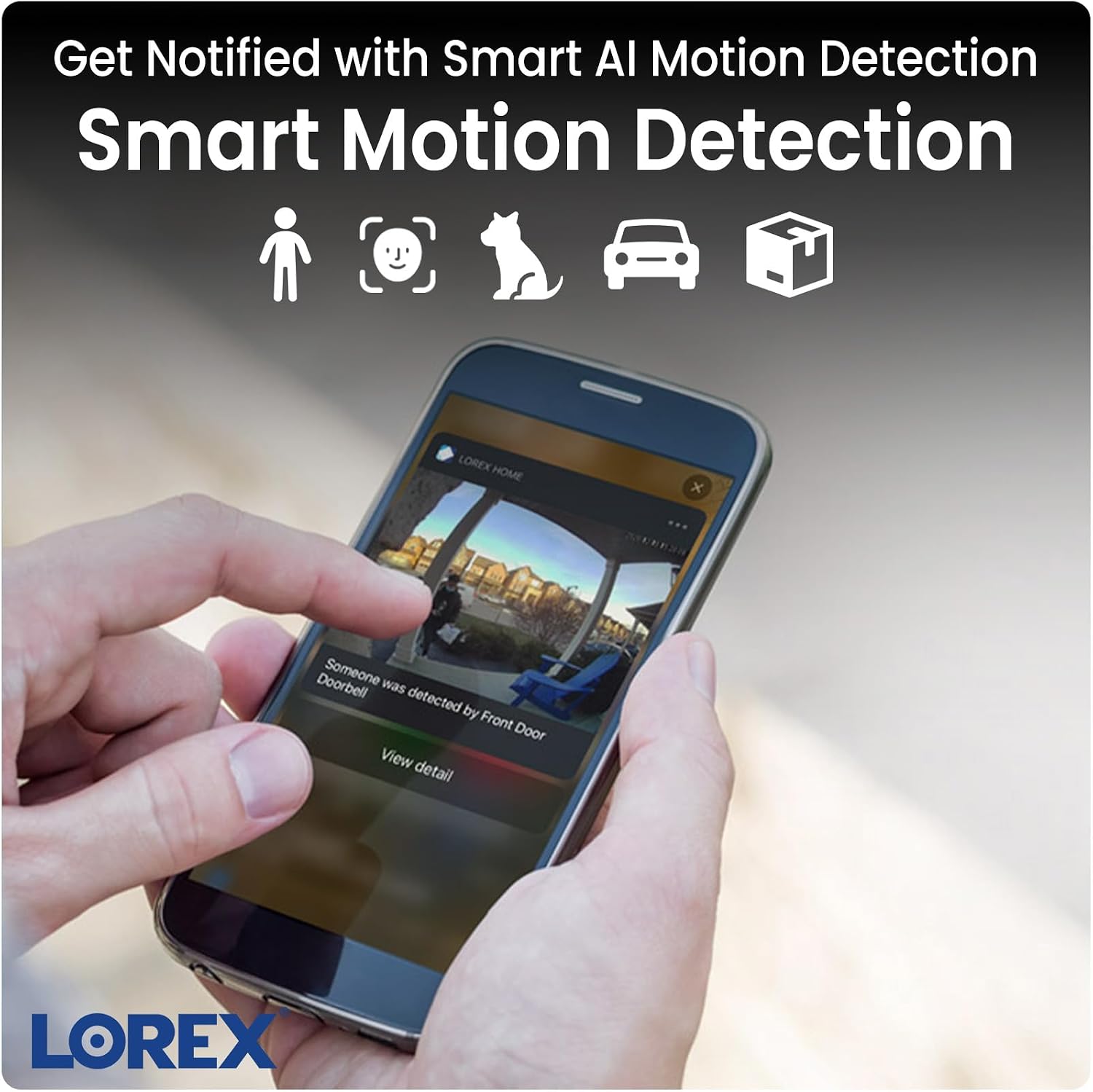 Lorex 4K 8MP IP Wired Metal Dome Outdoor/Indoor Security Camera - Smart Security Lighting, Smart Motion Detection, Deterrence Siren, Color Night Vision Booster, 2-Way Talk, IP67 Weatherproof (Black)
