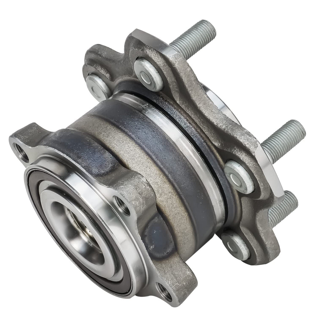 Detroit Axle - AWD 2pc Rear Wheel Bearing Hubs Assembly for Nissan Murano 2003-2007, 5 Lugs w/ABS Wheel Hub Assembly
