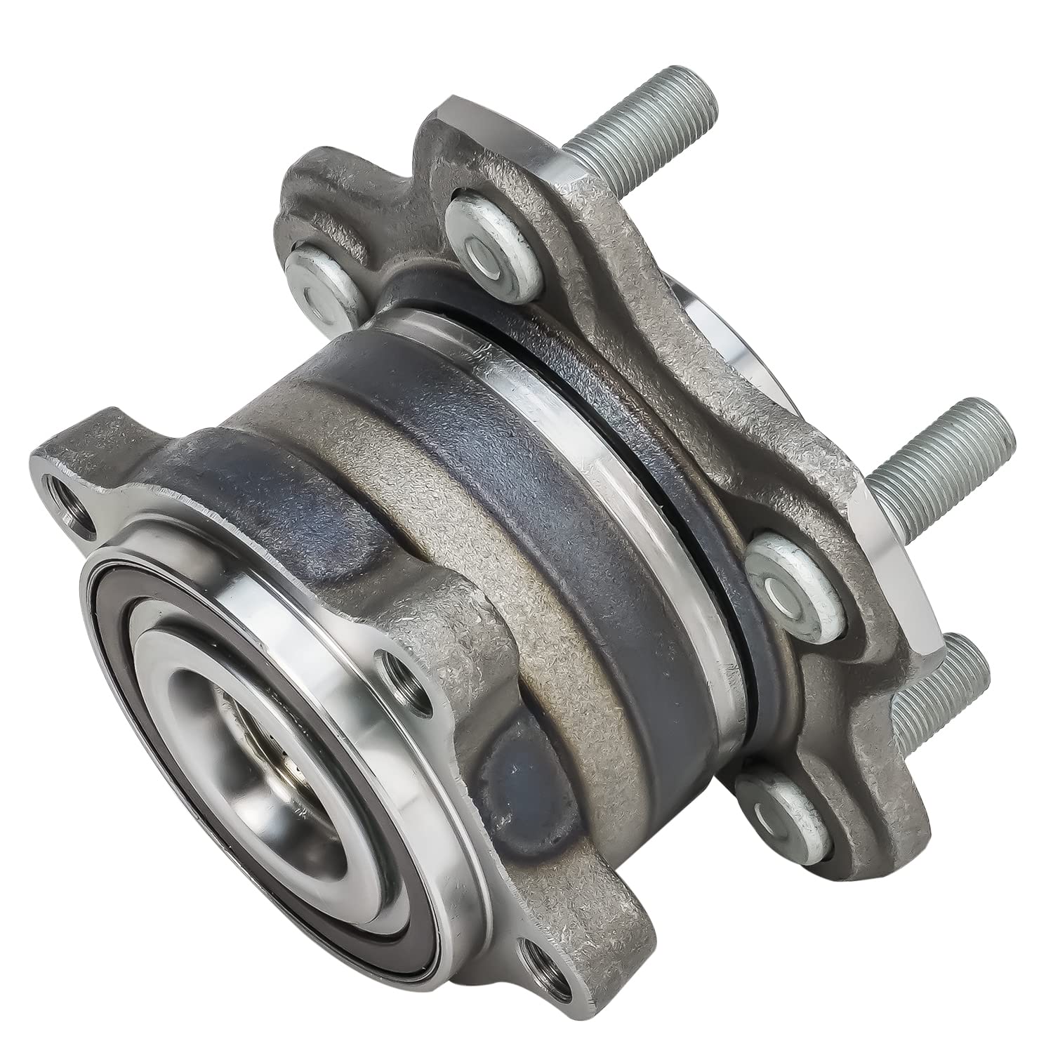 Detroit Axle - AWD 2pc Rear Wheel Bearing Hubs Assembly for Nissan Murano 2003-2007, 5 Lugs w/ABS Wheel Hub Assembly