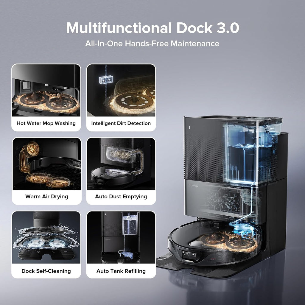 roborock Qrevo Slim Robot Vacuum and Mop with Washable Filter