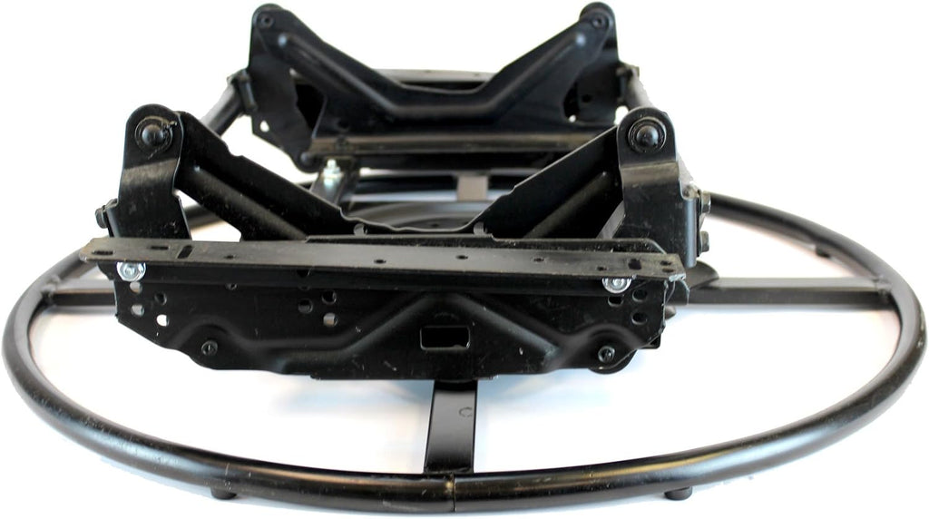 Replacement Glider Swivel Mechanism with Ring Base | 24.50' is Outside to Outside Inside is 21 1/4' | Black Metal Finish