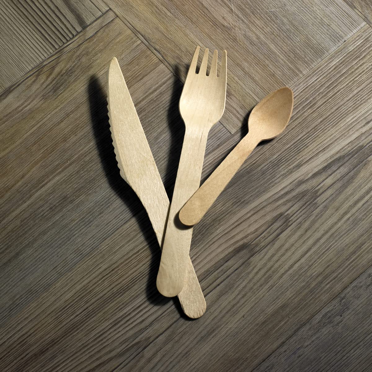 PacknWood - 210CCB11- disposable wooden spoons -wood compostable spoon - cooking wood spoon - wooden spoon for cooking - single wooden spoon- (4.33')- Case of 3000