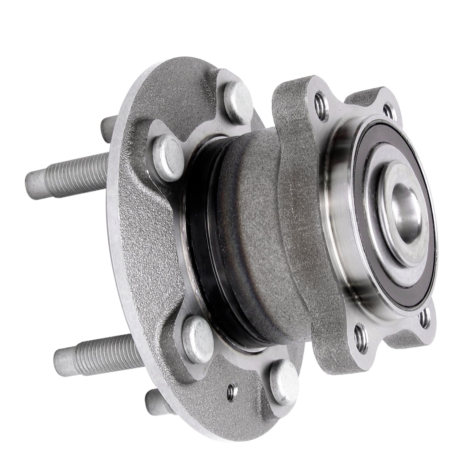 Detroit Axle - FWD Rear Wheel Bearing Hubs for 2012-2015 Chevrolet Sonic Trax Buick Encore 2013 2014 Replacement Wheel Bearings Hub Assembly Set, Pair Hub Assemblies Bearings