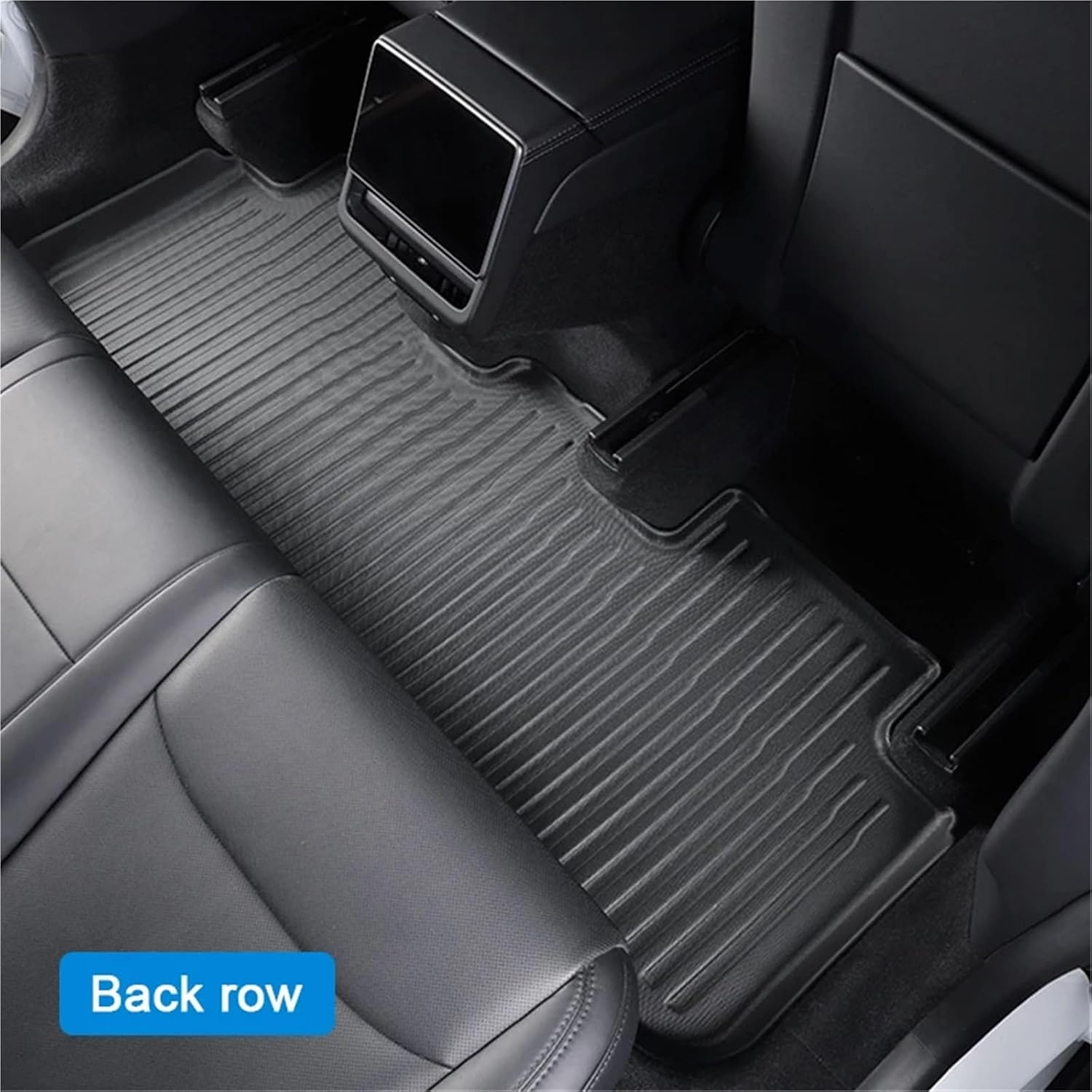 Compatible with Tesla Model Y Launch 2025 Juniper 2025 TPE Floor Mats Cargo Liner Trunk Floor Liner Backrest(Red)
