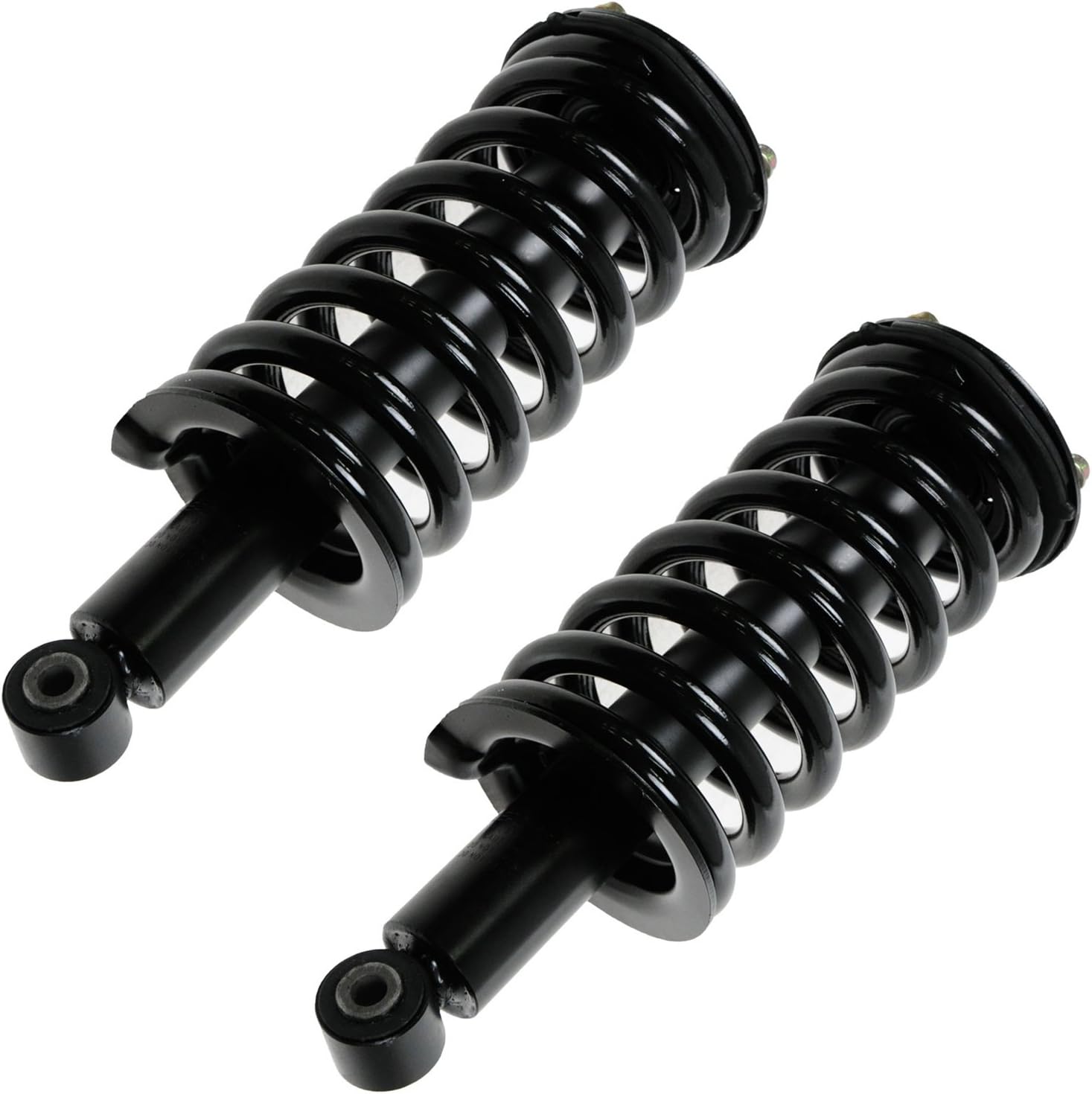 TRQ Front Suspension Kit Shock & Spring Strut Assembly Sway Bar Stabilizer Link Compatible with 2004-2010 Infiniti QX56 2005-2014 Nissan Armada 2004 Pathfinder Armada 2004-2015 Titan